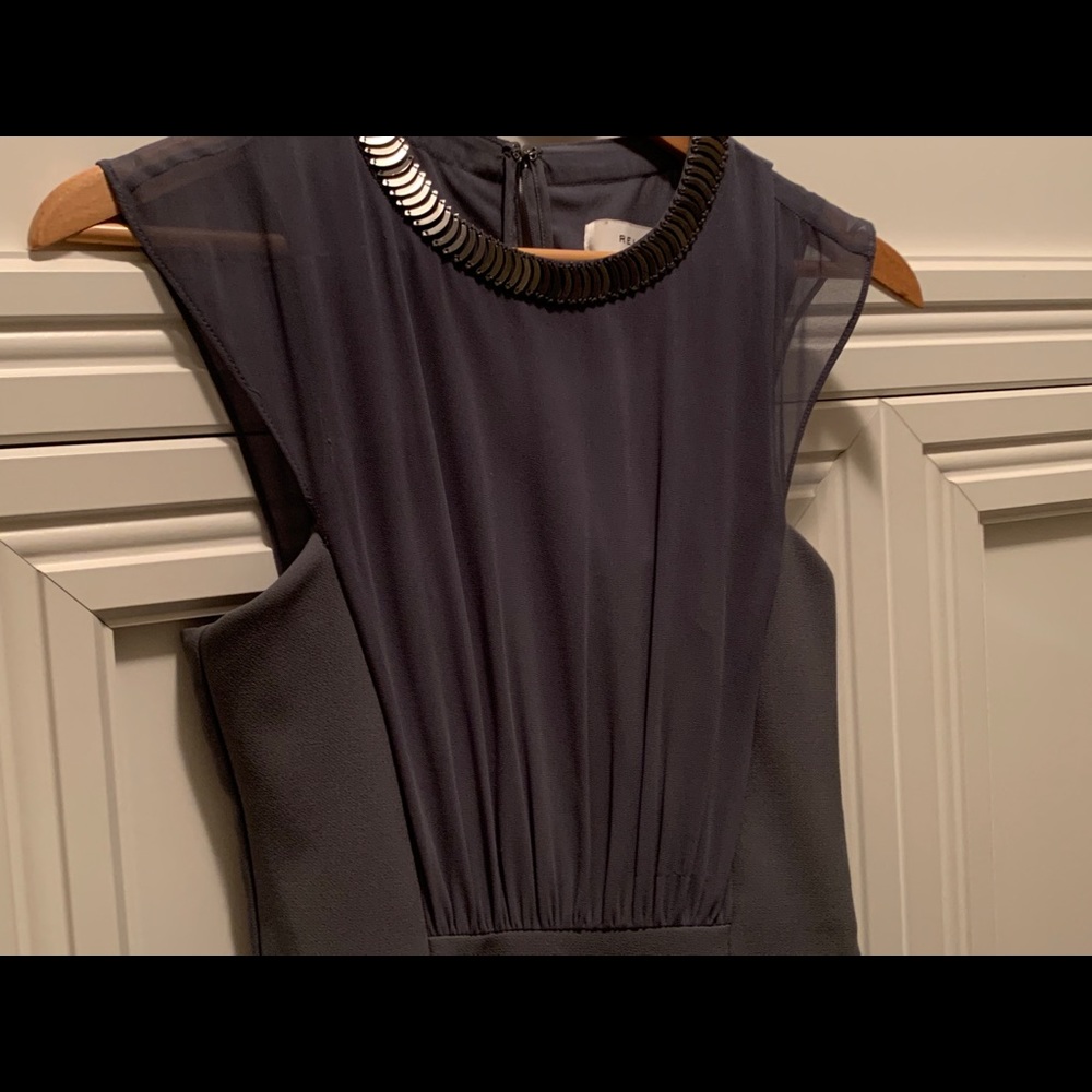 Almost new Reiss grey dress in size 4 - Picture 2 of 4
